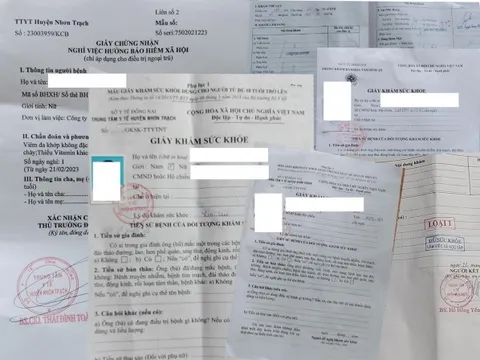 Nhơn Trạch (Đồng Nai): Mua giấy khám sức khỏe có dấu của Trung tâm y tế huyện dễ như mua hàng online?