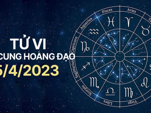 Tử vi hàng ngày của 12 cung hoàng đạo hôm nay Thứ 4 ngày 5/4/2023