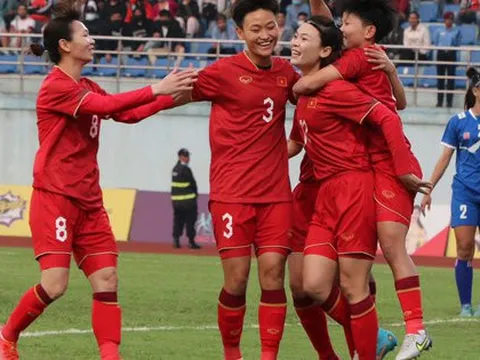 Thắng hai bàn cách biệt trước tuyển nữ Nepal, tuyển nữ Việt Nam giành quyền vào vòng loại 2 Olympic Paris 2024