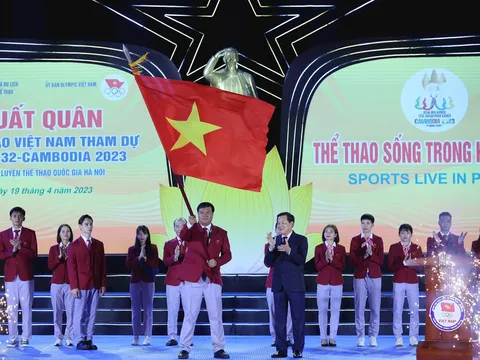 Đoàn Thể thao Việt Nam xuất quân tham dự SEA Games 32