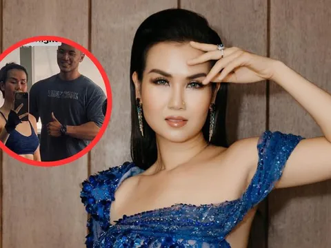 Võ Hạ Trâm tự tin khoe cơ bụng săn chắc cùng vết rạn hậu sinh ái nữ đầu lòng