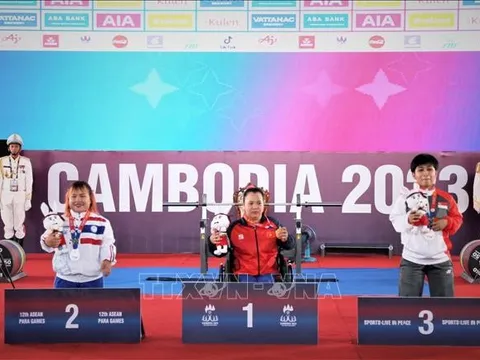 ASEAN Para Games 12: Bơi và cử tạ Việt Nam thắng lớn trong ngày ra quân