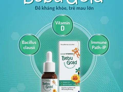 Nhỏ giọt vitamin D BebuGold - Đột phá tăng hấp thu vitamin D, giúp trẻ cao lớn, tăng đề kháng