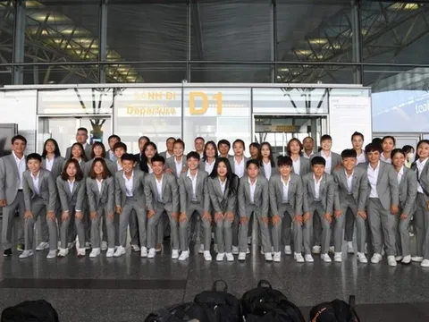 Đội tuyển nữ Việt Nam lên đường sang New Zealand dự World Cup 2023