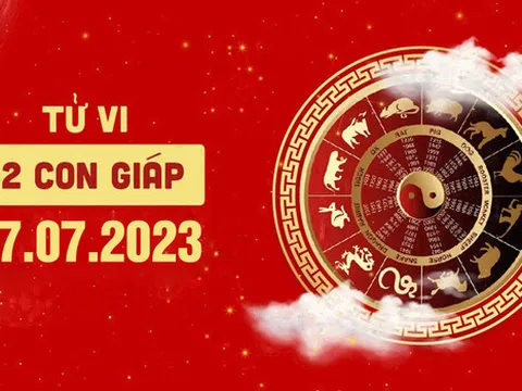 Tử vi hàng ngày của 12 con giáp hôm nay Thứ 6 ngày 7/7/2023