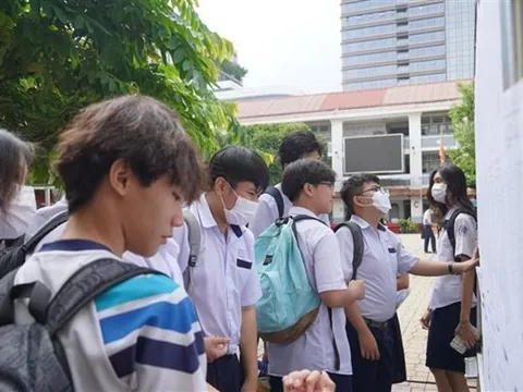 Điểm chuẩn vào lớp 10 công lập tại Thành phố Hồ Chí Minh tăng so với năm trước