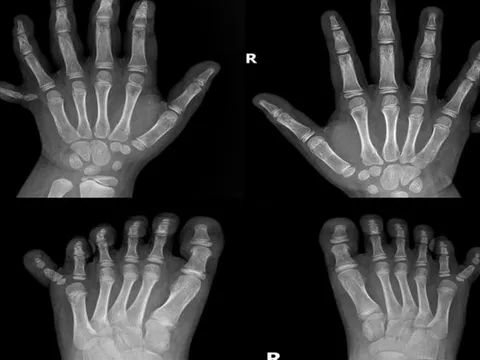 Bé gái có 12 ngón tay, 12 ngón chân cực hiếm gặp được phẫu thuật thành công