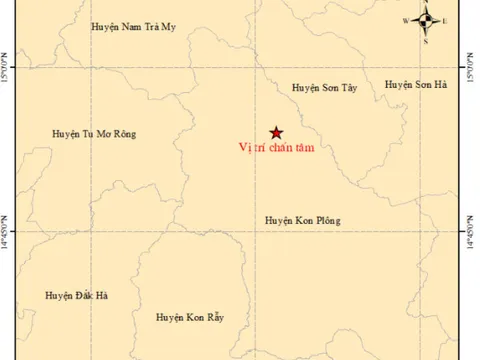 Kon Tum: Động đất xảy ra liên tiếp trong 3 ngày qua tại Kon Plông