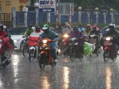 Miền Bắc sắp hứng mưa dông trong nhiều ngày