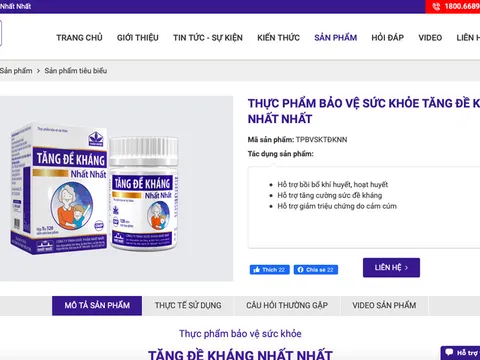 Không kê khai giá nhiều loại TPCN, Dược phẩm Nhất Nhất đang 'móc túi' người tiêu dùng?