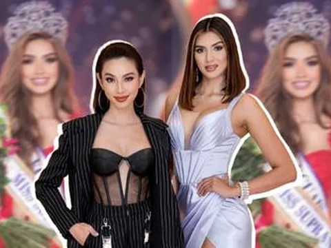 Tuy thấp bé hơn, Thùy Tiên vẫn ăn đứt body gợi cảm so với Tân Hoa hậu Siêu quốc gia