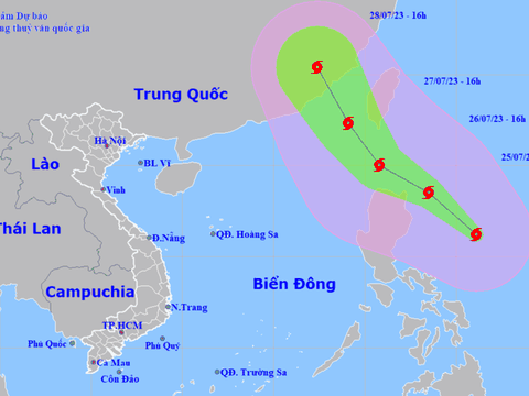 Bão Doksuri giật cấp 17, hoạt động trên vùng biển Philippines