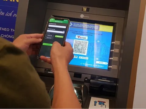 Cho phép rút tiền tại ATM bằng mã QR liên ngân hàng