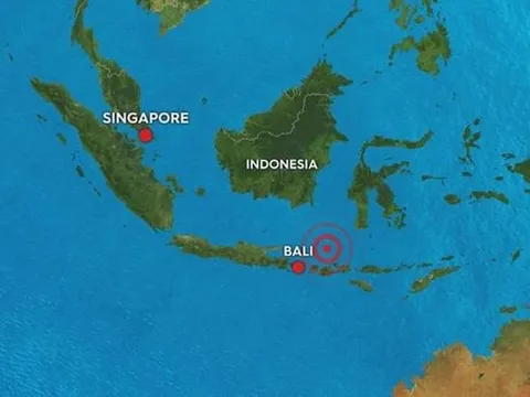 Indonesia: Động đất mạnh 7,1 độ richter làm rung chuyển đảo Bali