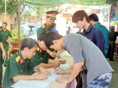 Quy định mới về thủ tục đăng ký nghĩa vụ quân sự lần đầu