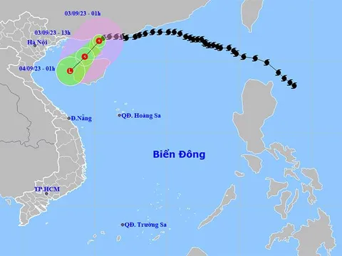 Bão số 3 suy yếu thành áp thấp nhiệt đới
