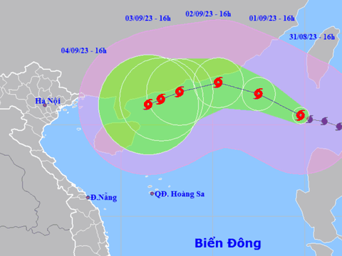 Khả năng xuất hiện từ 2 - 3 cơn bão và áp thấp nhiệt đới ảnh hưởng đến Bắc Bộ, Bắc Trung Bộ