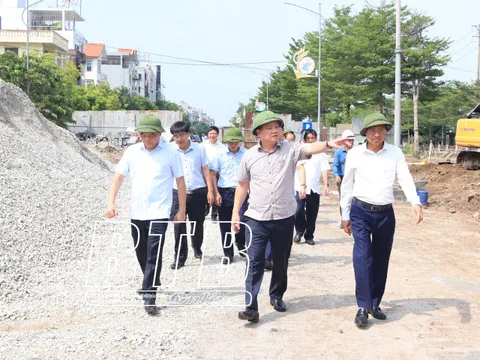 Kiểm tra tiến độ một số dự án tại thành phố Thái Bình