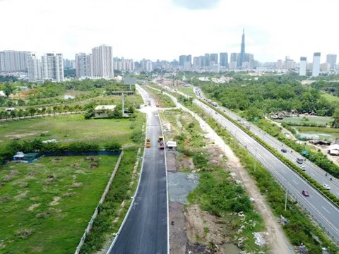 Chuẩn bị thông xe đường song hành cao tốc TPHCM - Long Thành - Dầu Giây