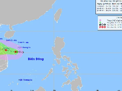 Tin áp thấp nhiệt đới khẩn cấp, nhiều khu vực sắp có mưa rất to