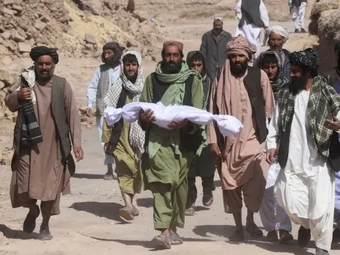 Hơn 2.400 người thiệt mạng trong trận động đất tại Afghanistan