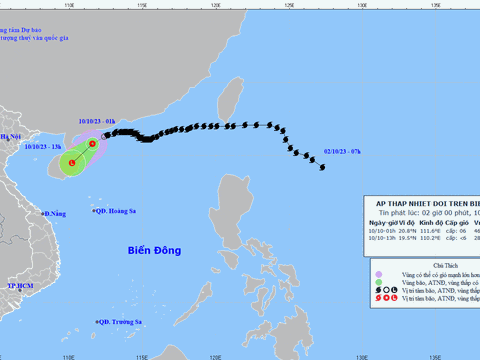 Bão số 4 suy yếu thành áp thấp nhiệt đới, không khí lạnh tăng cường phía Bắc