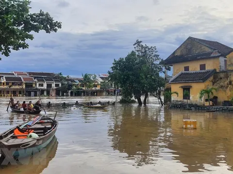 Nhiều tuyến phố cổ Hội An có nguy cơ bị ngập cao