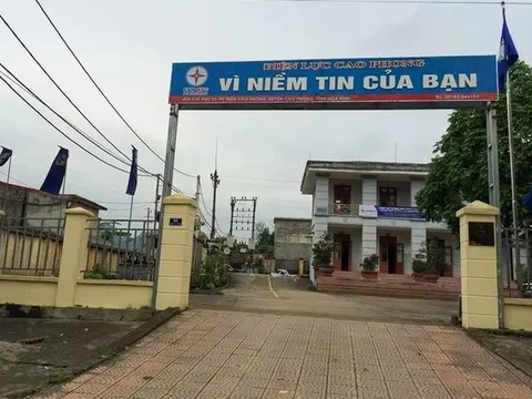 Hoà Bình: Bắt tạm giam Giám đốc Điện lực Cao Phong