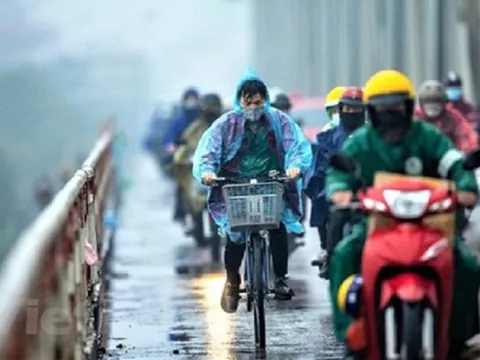 Miền Bắc đón không khí lạnh kèm mưa, nhiệt độ giảm