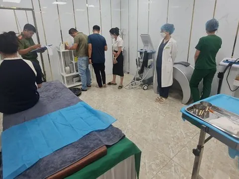 Xử phạt cơ sở kinh doanh dịch vụ thẩm mỹ hoạt động “chui”