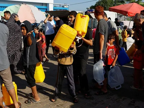 UNICEF: Báo động tình trạng khủng hoảng nước sạch tại Gaza