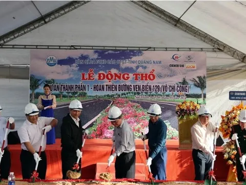 Quảng Nam đầu tư gần 1.000 tỷ đồng hoàn thiện tuyến đường ven biển