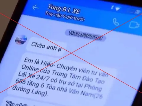 Cảnh giác chiêu lừa đảo hỗ trợ thi bằng lái xe online