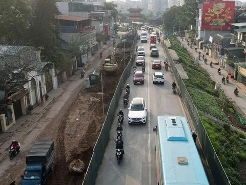 Phân luồng, điều chỉnh giao thông đường Âu Cơ từ ngày 15/01