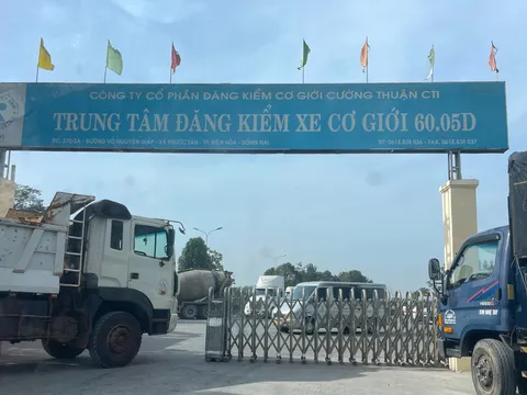 Thêm một trung tâm đăng kiểm ở Đồng Nai hoạt động trở lại