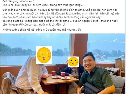 Công an Hà Nội vào cuộc vụ facebooker tố quán phở "đuổi khỏi quán vì ngồi xe lăn"
