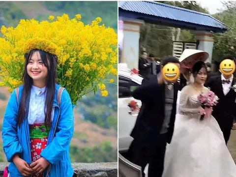 Xuất hiện hình ảnh cô bé Phúng Phính - Mua Thị Dua được cho là đã lên xe hoa