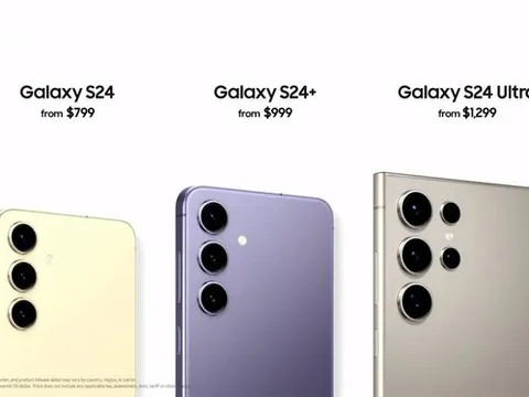 Samsung Galaxy S24 - thế hệ Galaxy AI có giá bán từ 22,99 triệu Đồng