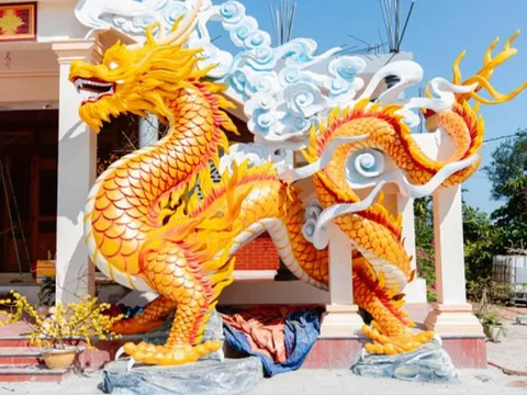 Linh vật Rồng 2024 tại Quảng Trị tiếp tục 'gây bão' mạng xã hội