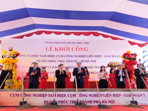 Hà Nội: Khởi công xây dựng 2 cụm công nghiệp tại huyện Phúc Thọ
