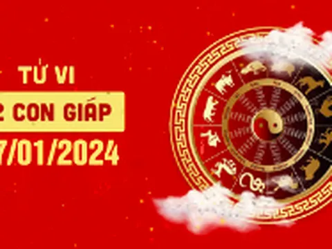Tử vi hàng ngày của 12 con giáp hôm nay Thứ 7 ngày 27/1/2024