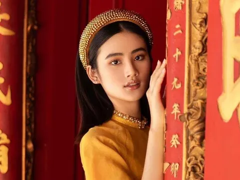 Ý Nhi 'đu trend' áo dài ở Úc, gương mặt lạ lẫm khiến ai cũng ngỡ ngàng