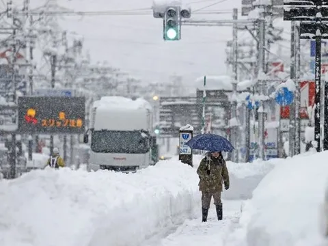 Nhật Bản: Cảnh báo tuyết rơi dày làm gián đoạn giao thông ở Tokyo