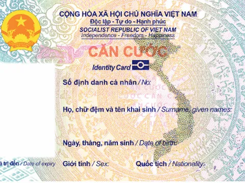 Bộ Công an đề xuất mẫu thẻ căn cước mới