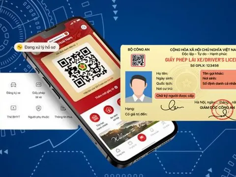 Triển khai giải pháp sử dụng Giấy phép lái xe trên VNeID