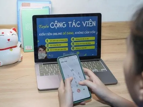 Tái diễn chiêu trò lừa đảo cộng tác viên online 'việc nhẹ lương cao'