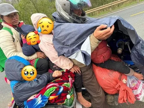Cái kết đẹp cho gia đình 7 người đèo nhau trên xe máy đi tìm đường mưu sinh giữa tiết trời giá rét