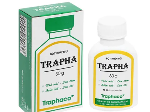 Yêu cầu thu hồi và tiêu huỷ sản phẩm Bột khử mùi Trapha