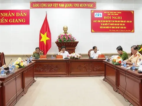 Tiền Giang: Tuyệt đối không để xảy ra TNGT mà nguyên nhân do lấn chiếm lòng lề đường, vi phạm trật tự, ATGT