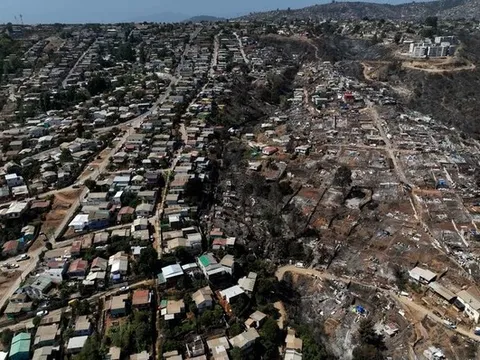 Chile: Cháy rừng thiêu rụi 20 ngôi nhà tại vùng Valparaiso